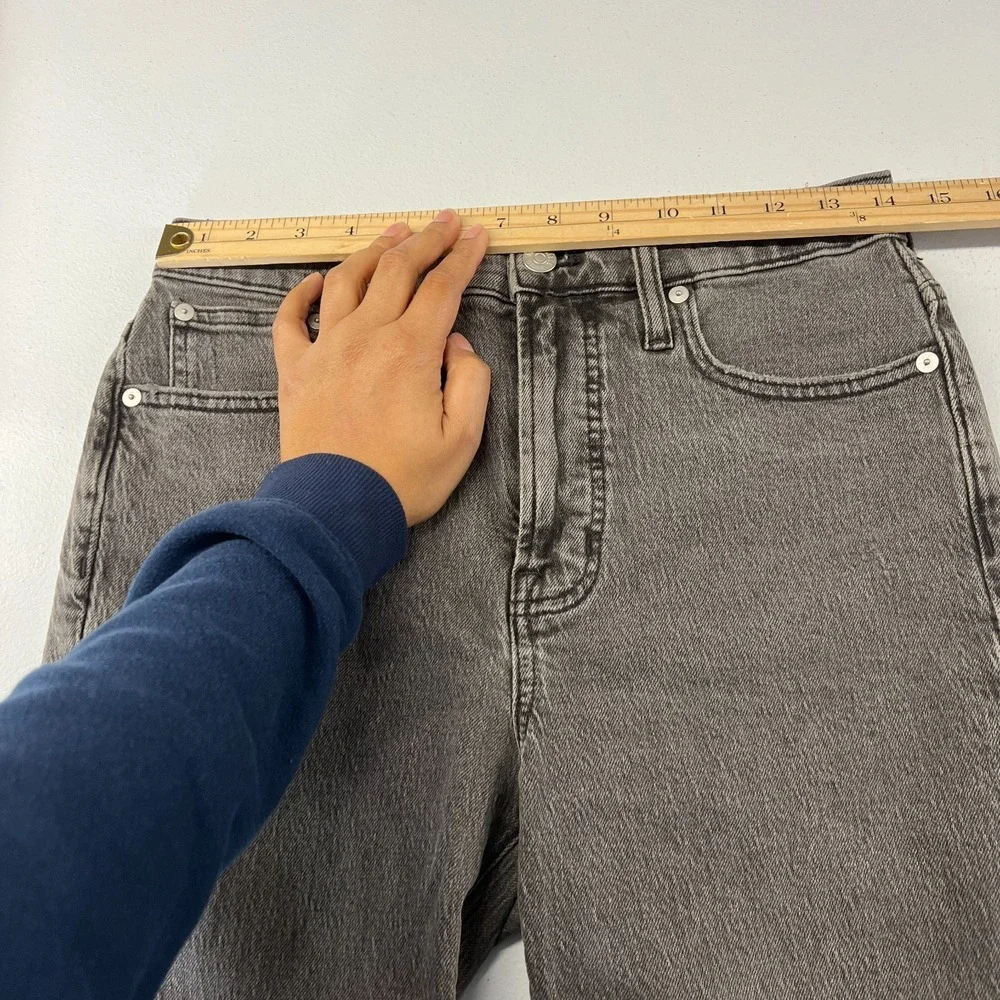 The Perfect Vintage Jeans Womens 26 Black‎ Denim Cotton Distressed Frayed Hem